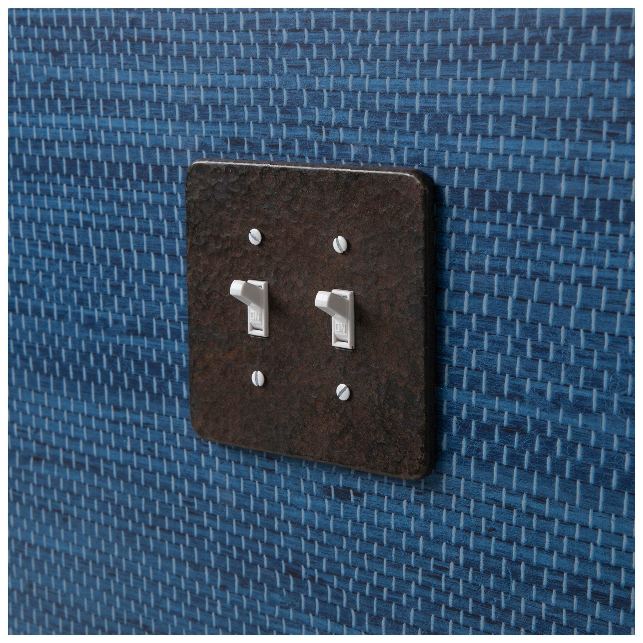Black Hammered Double Switch Plate | Hobby Lobby | 2501104