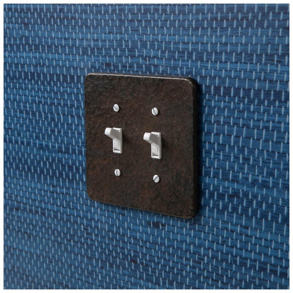 Black Hammered Double Switch Plate | Hobby Lobby | 2501104