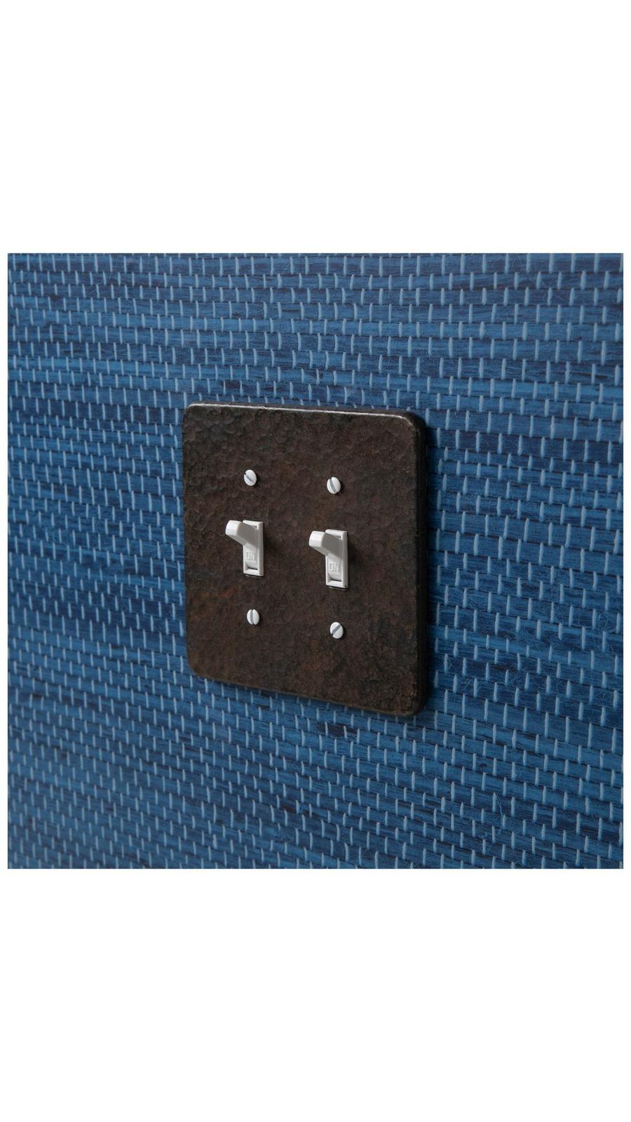Black Hammered Double Switch Plate | Hobby Lobby | 2501104