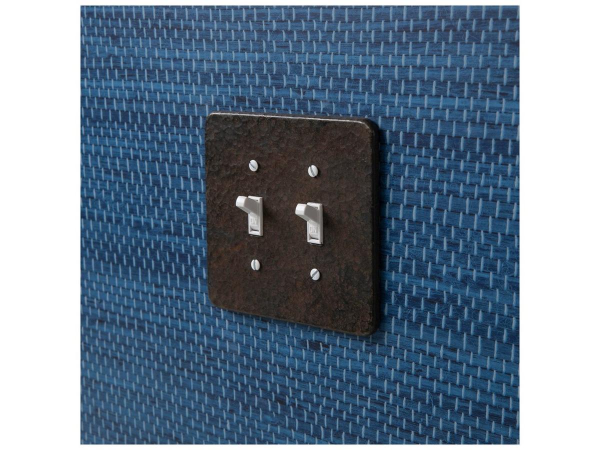 Black Hammered Double Switch Plate | Hobby Lobby | 2501104