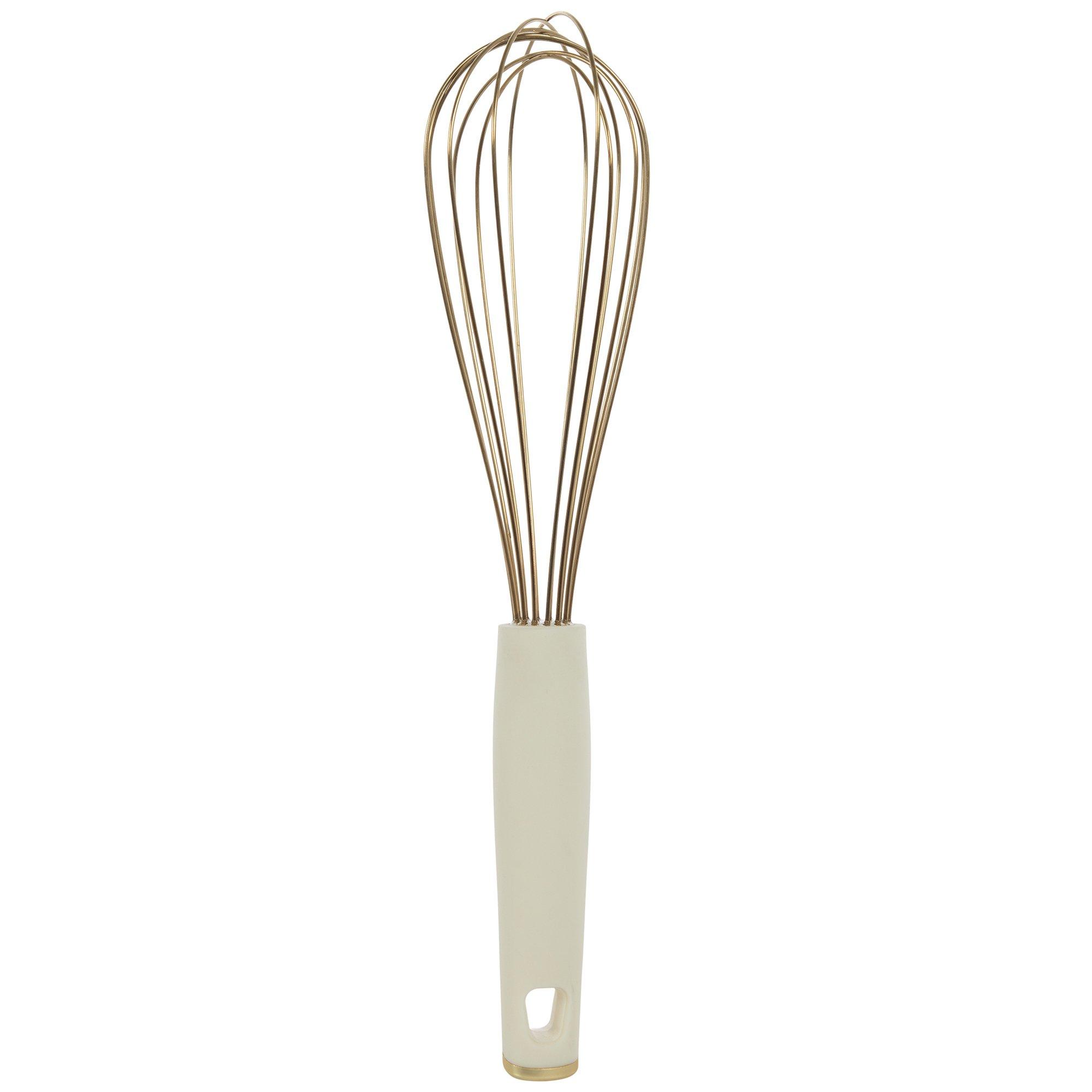 White & Gold Whisk
