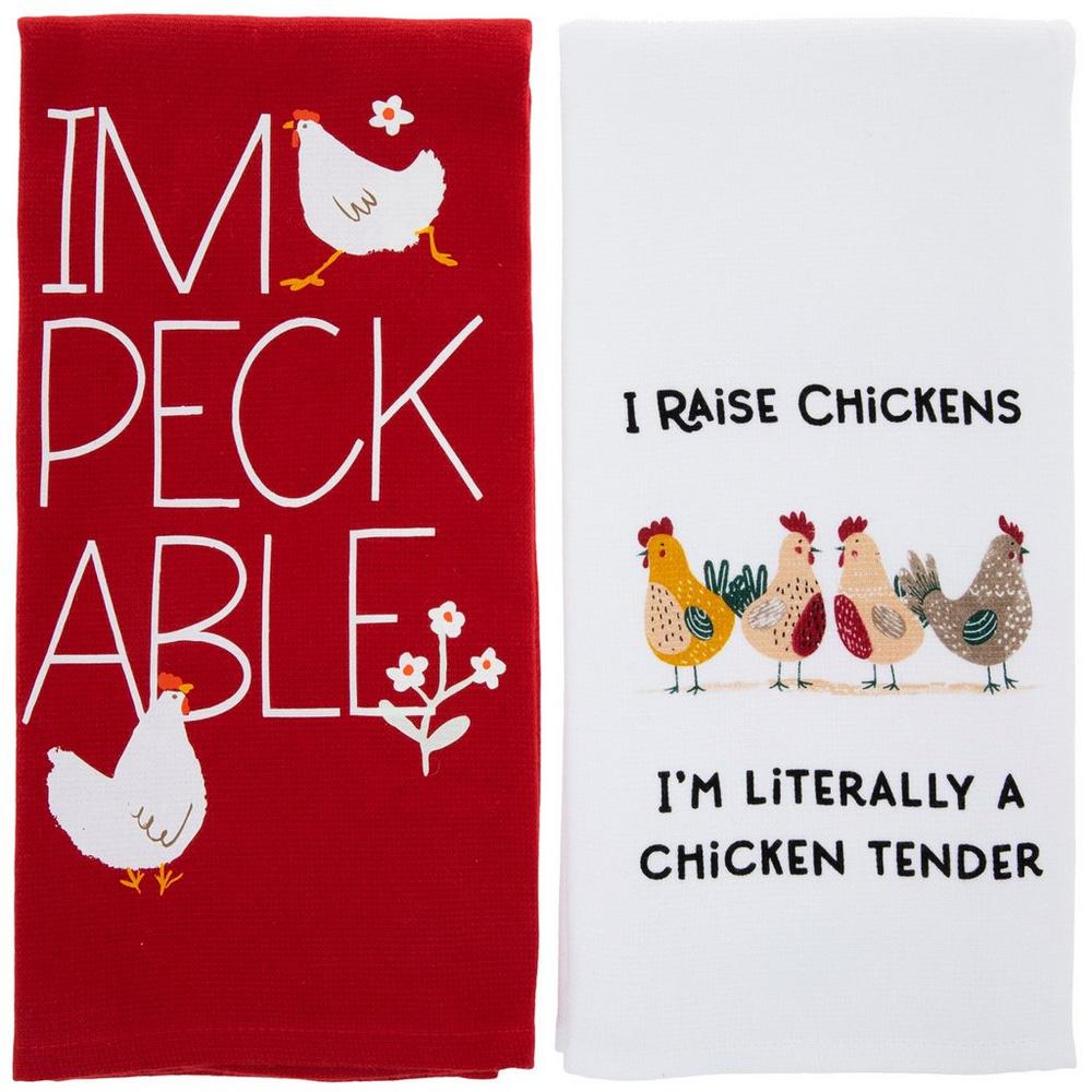 I Raise Chickens Kitchen Towels