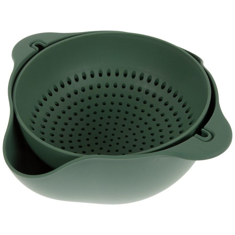 Green Colander Bowl Set