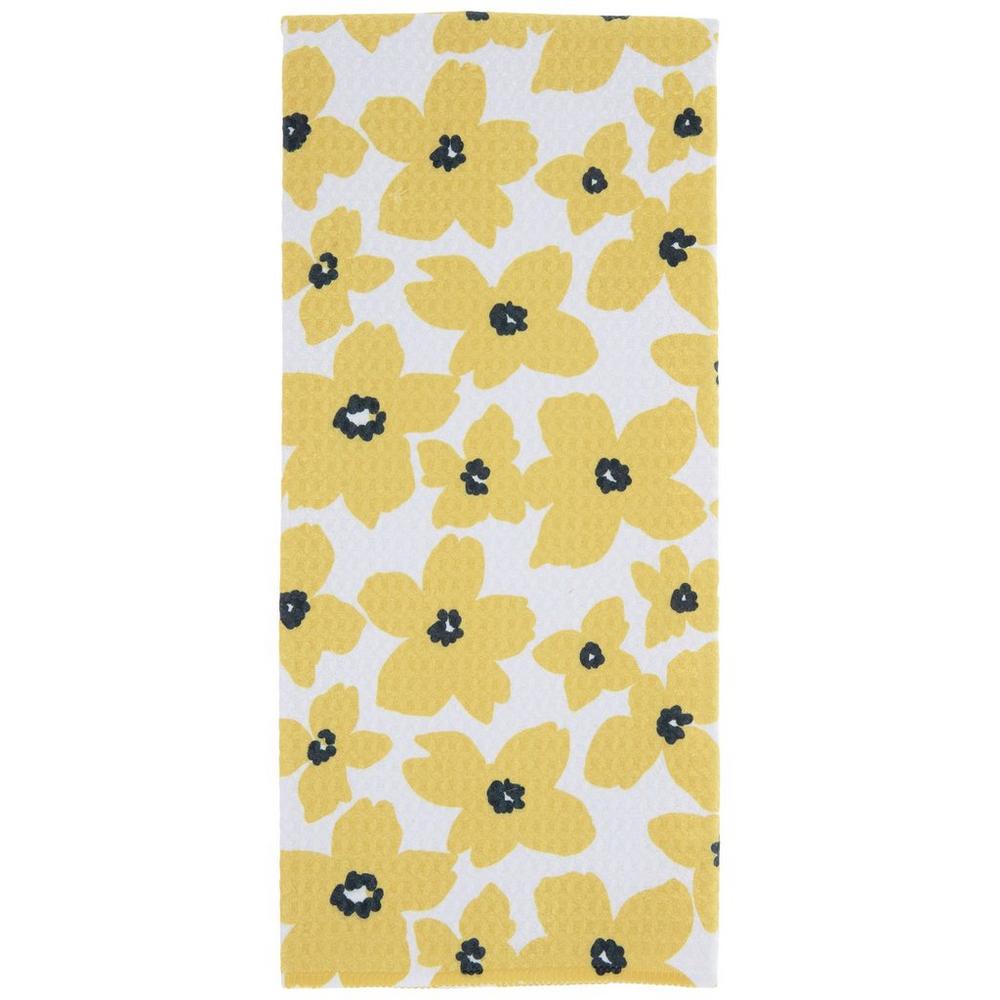 Yellow Flowers Kitchen Towel