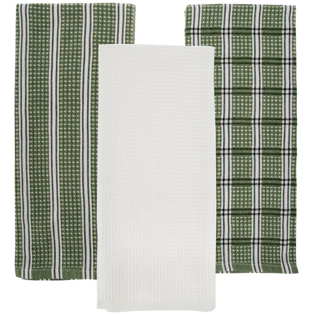 Gird Striped Kitchen Towels