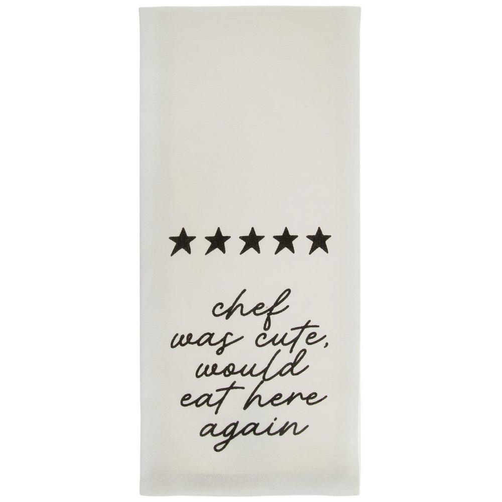 Chef Was Cute Review Kitchen Towel