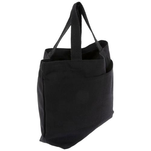 Black Canvas Tote Bag