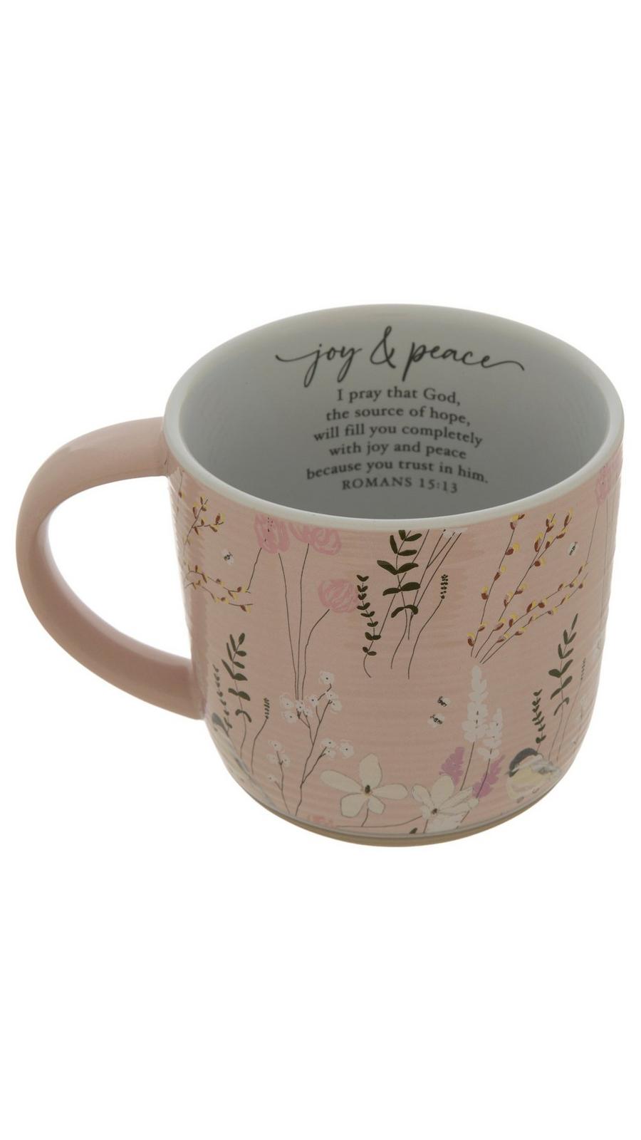Romans 15:13 Floral Mug