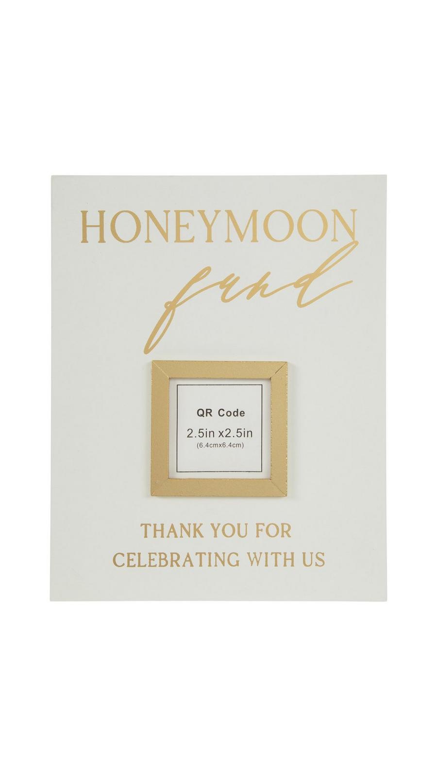 Honeymoon Fund QR Sign | Hobby Lobby | 2510303