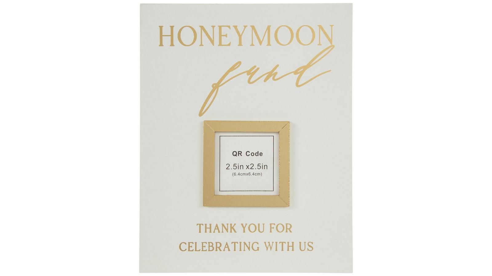 Honeymoon Fund QR Sign | Hobby Lobby | 2510303