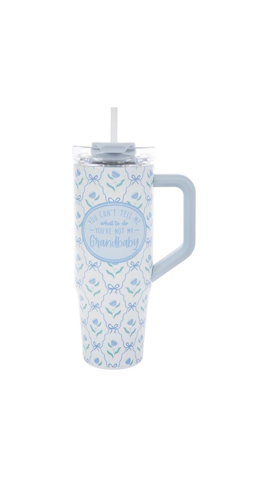 You're Not My Grandbaby Floral Metal Tumbler | Hobby Lobby | 2510451