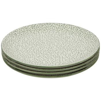 Dotted Ceramic Dinner Plates