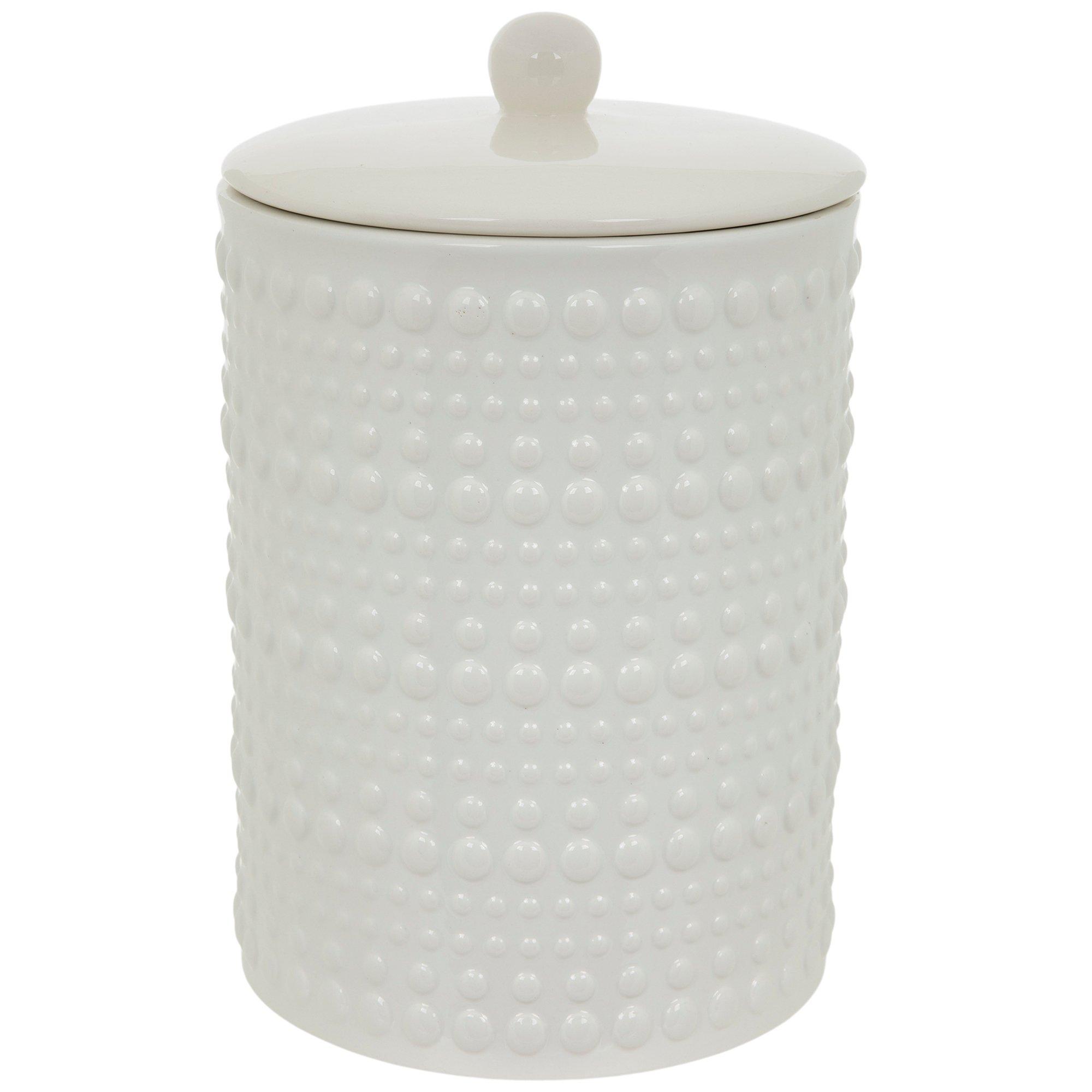 White Hobnail Canister | Hobby Lobby | 2513430
