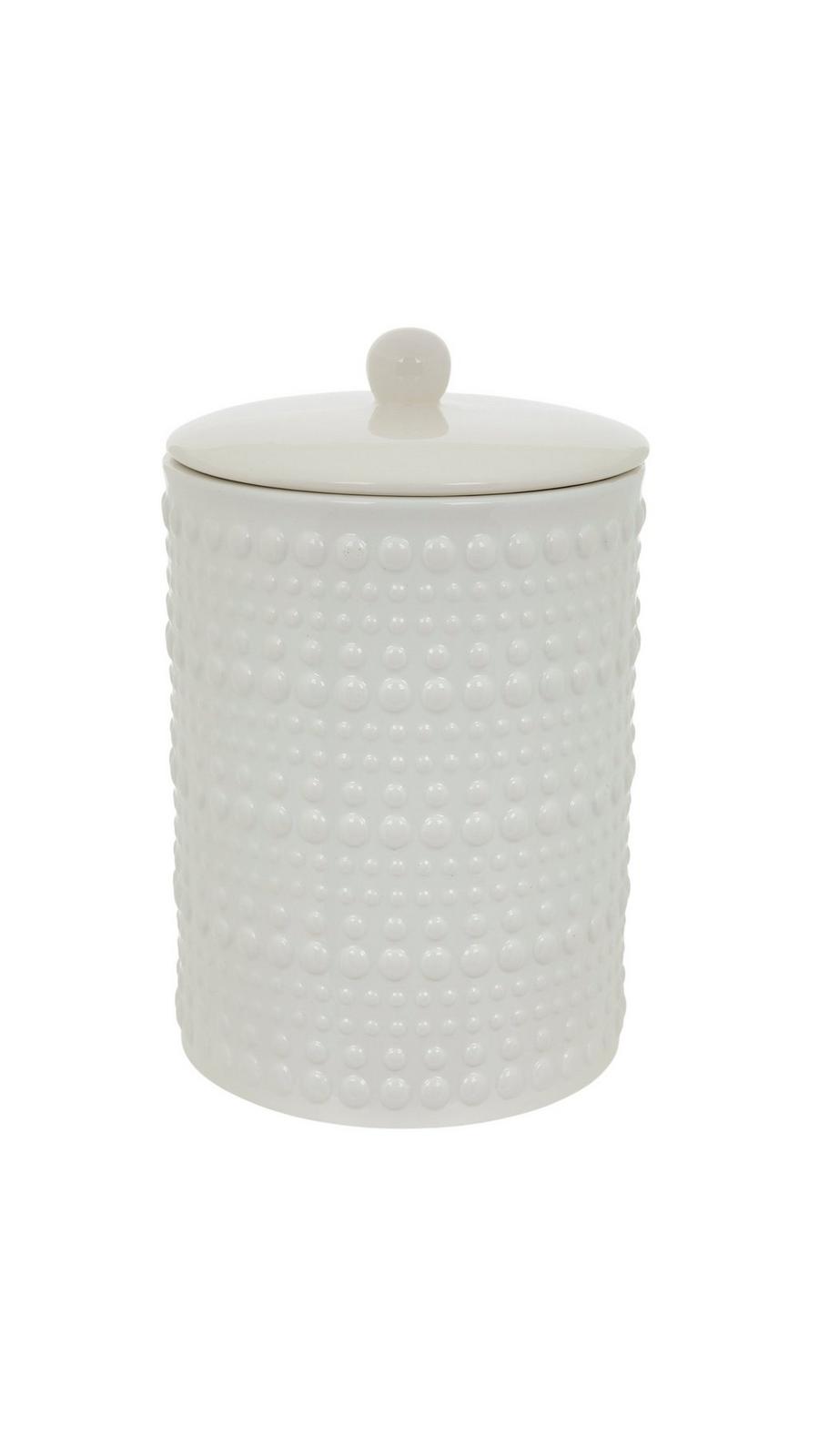 White Hobnail Canister | Hobby Lobby | 2513430