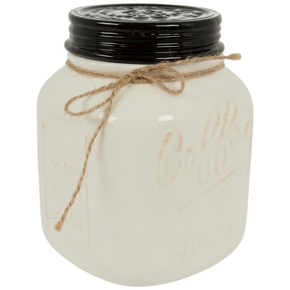 White Coffee Ceramic Canister