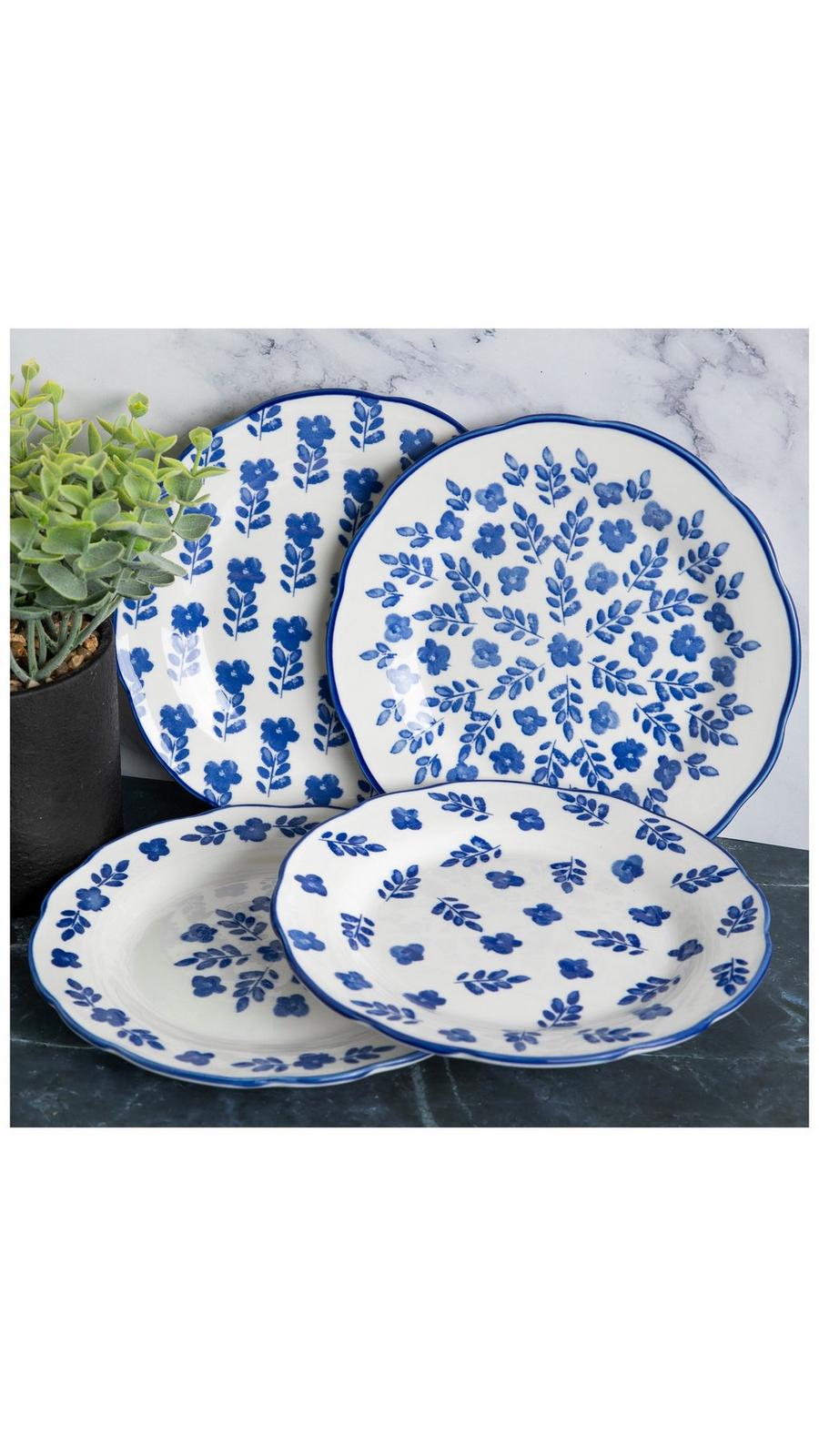 Blue Floral Salad Plates | Hobby Lobby | 2514040