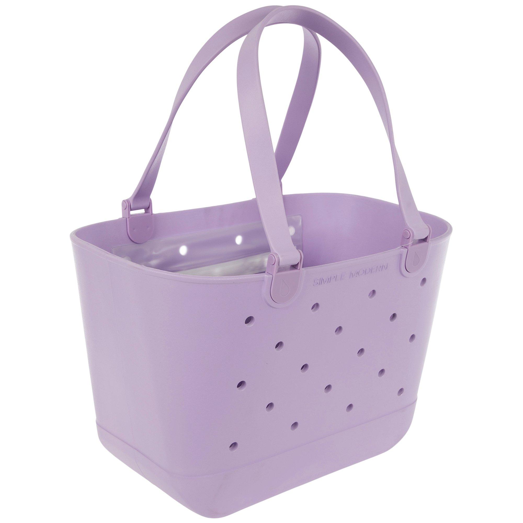 EVA Tote With Checkered Strap