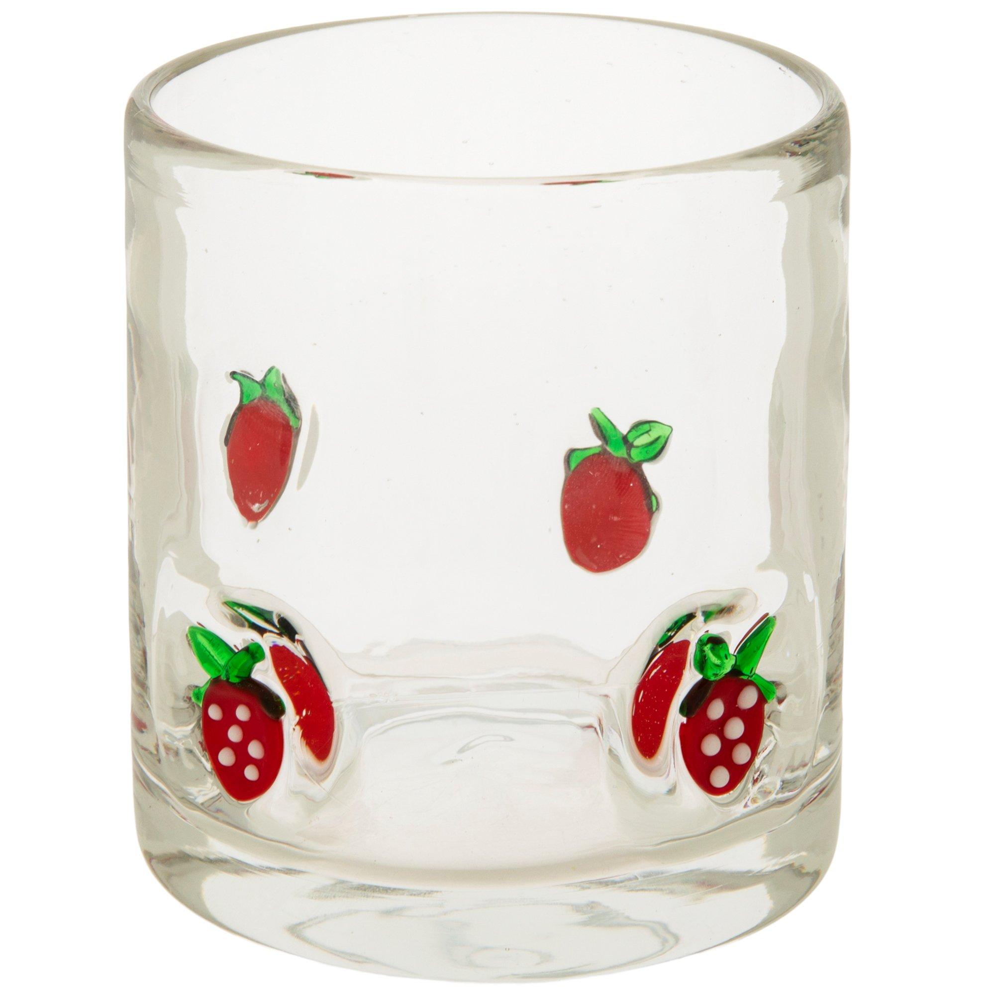 Hobby Lobby Strawberry Glass Cup