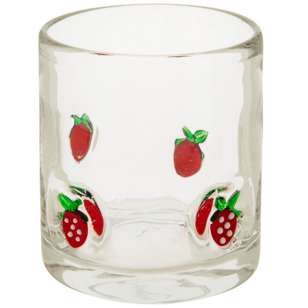 Strawberry Icon Glass