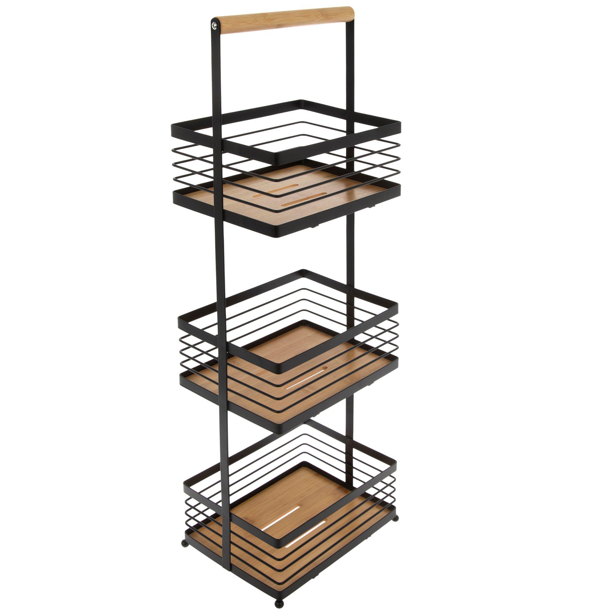Three-Tiered Metal Spa Tower
