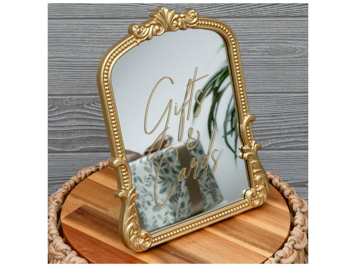 Gifts & Cards Gold Mirror Sign | Hobby Lobby | 2517217