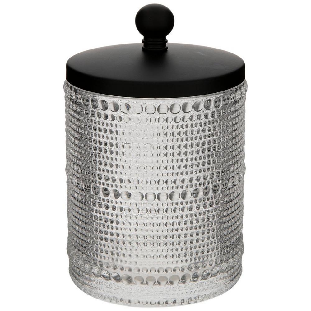Hobnail Glass Jar