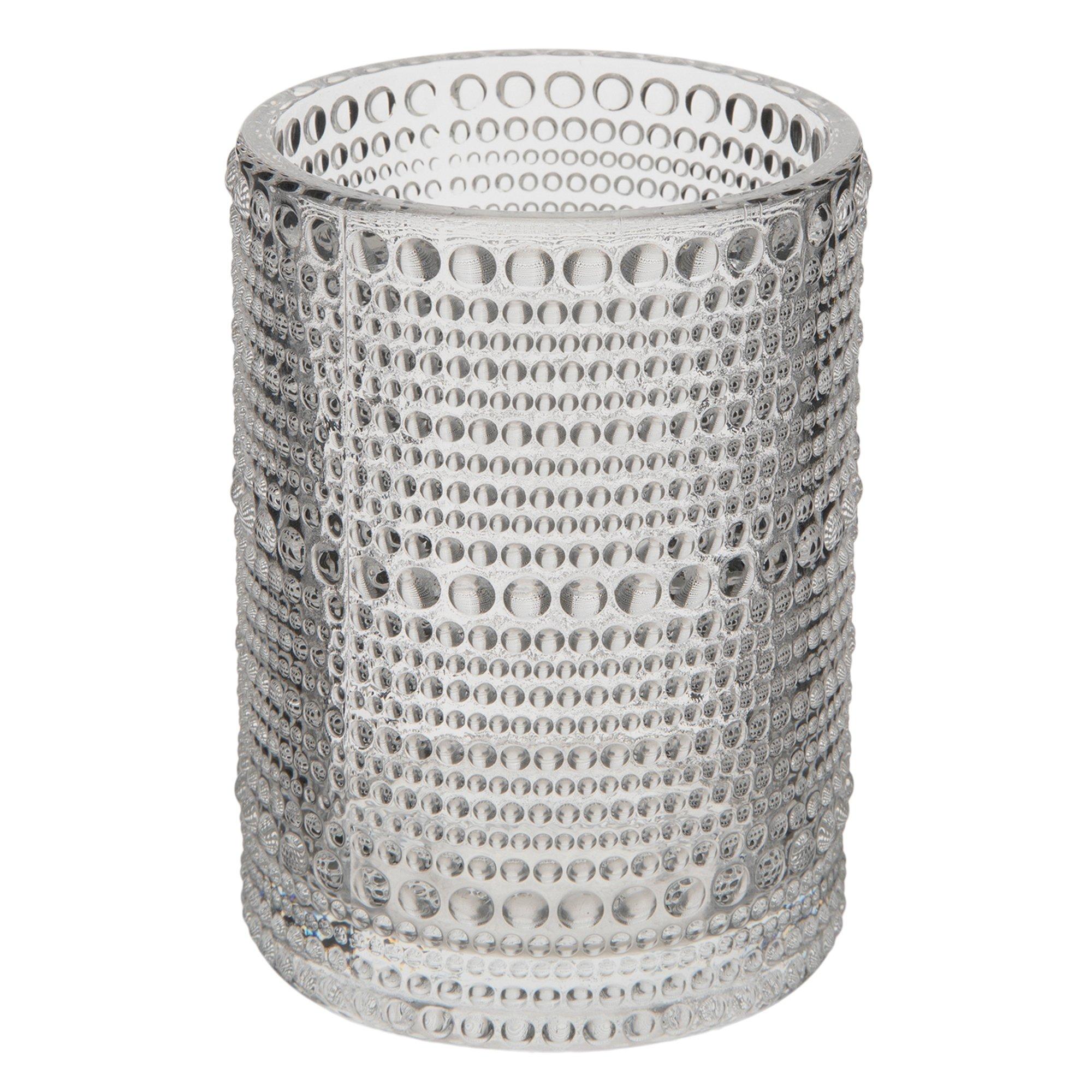 Hobnail Glass Bathroom Tumbler