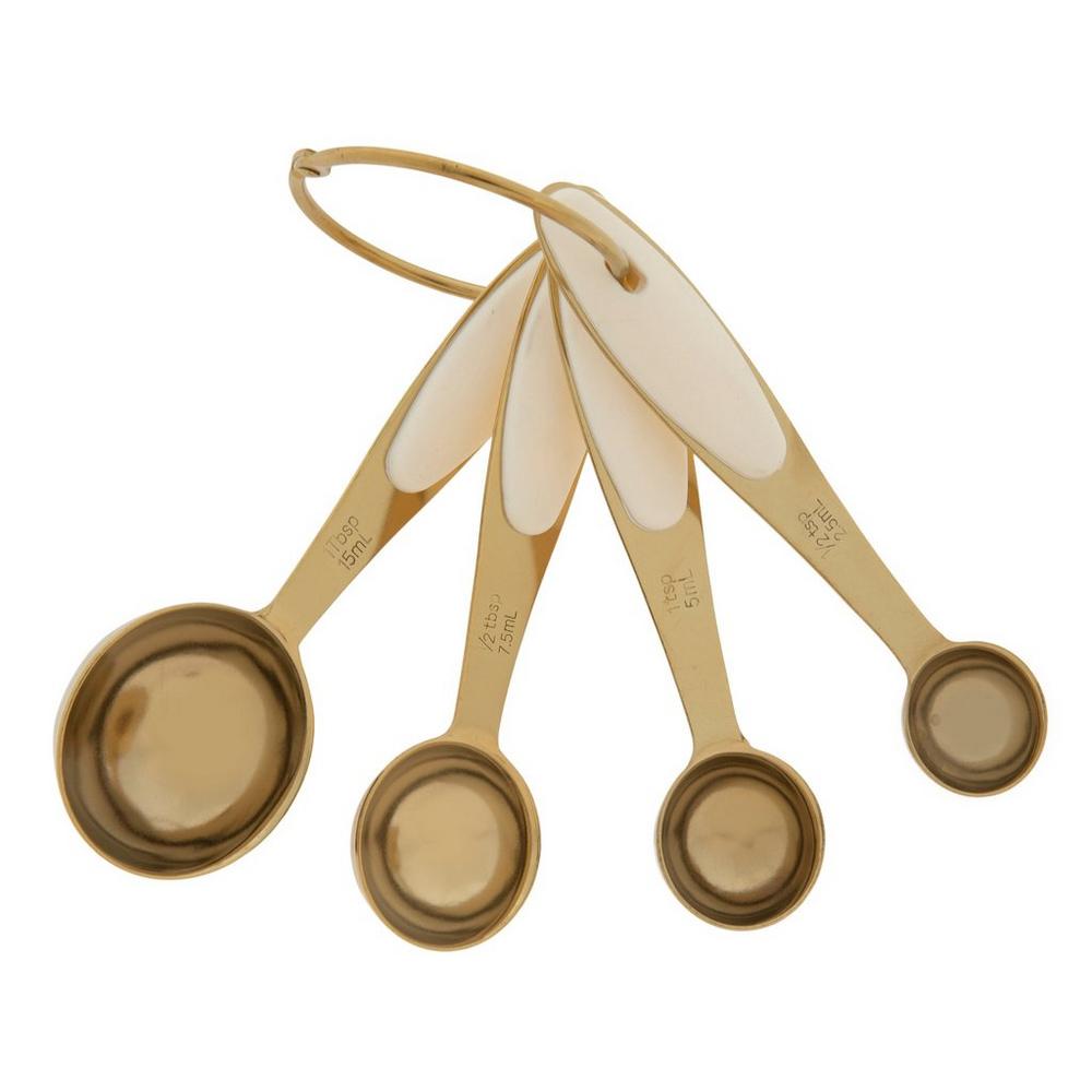 Gold Measuring Spoon Set