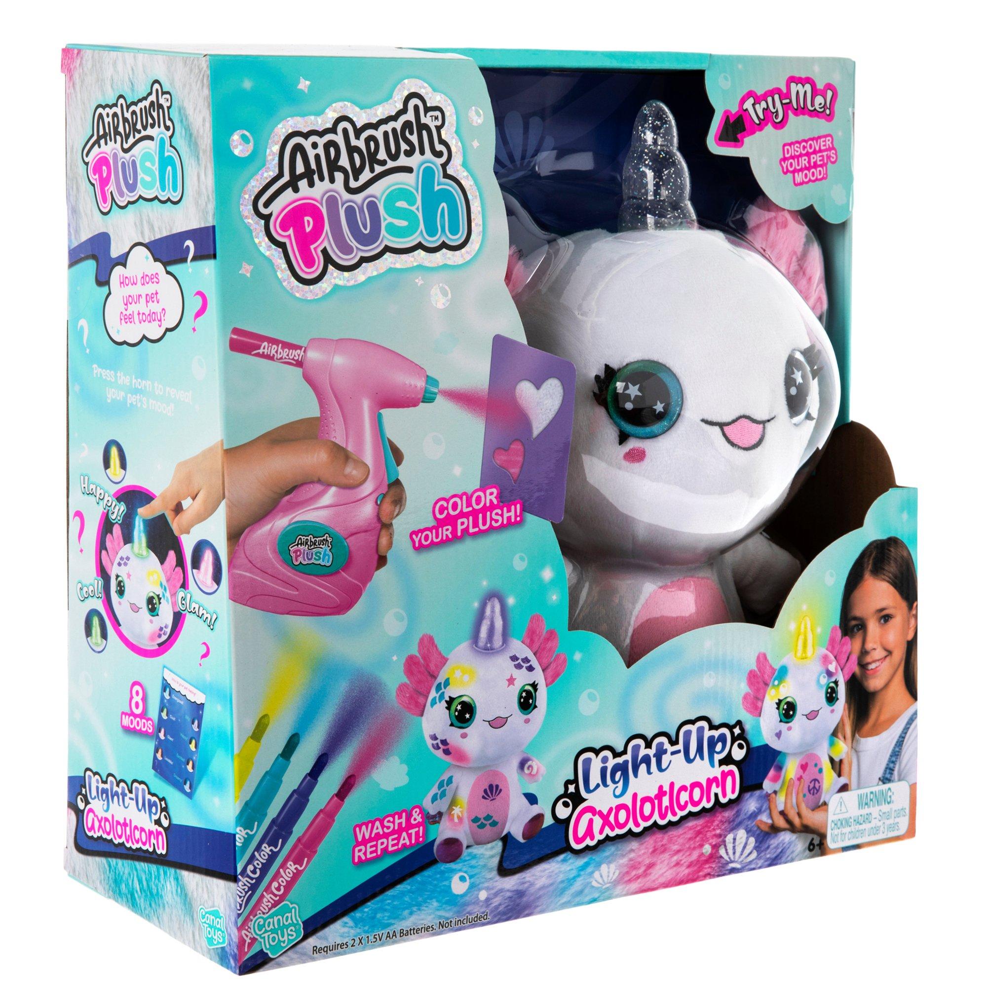 Light Up Axolotlcorn Airbrush Plush Kit | Hobby Lobby | 2520666