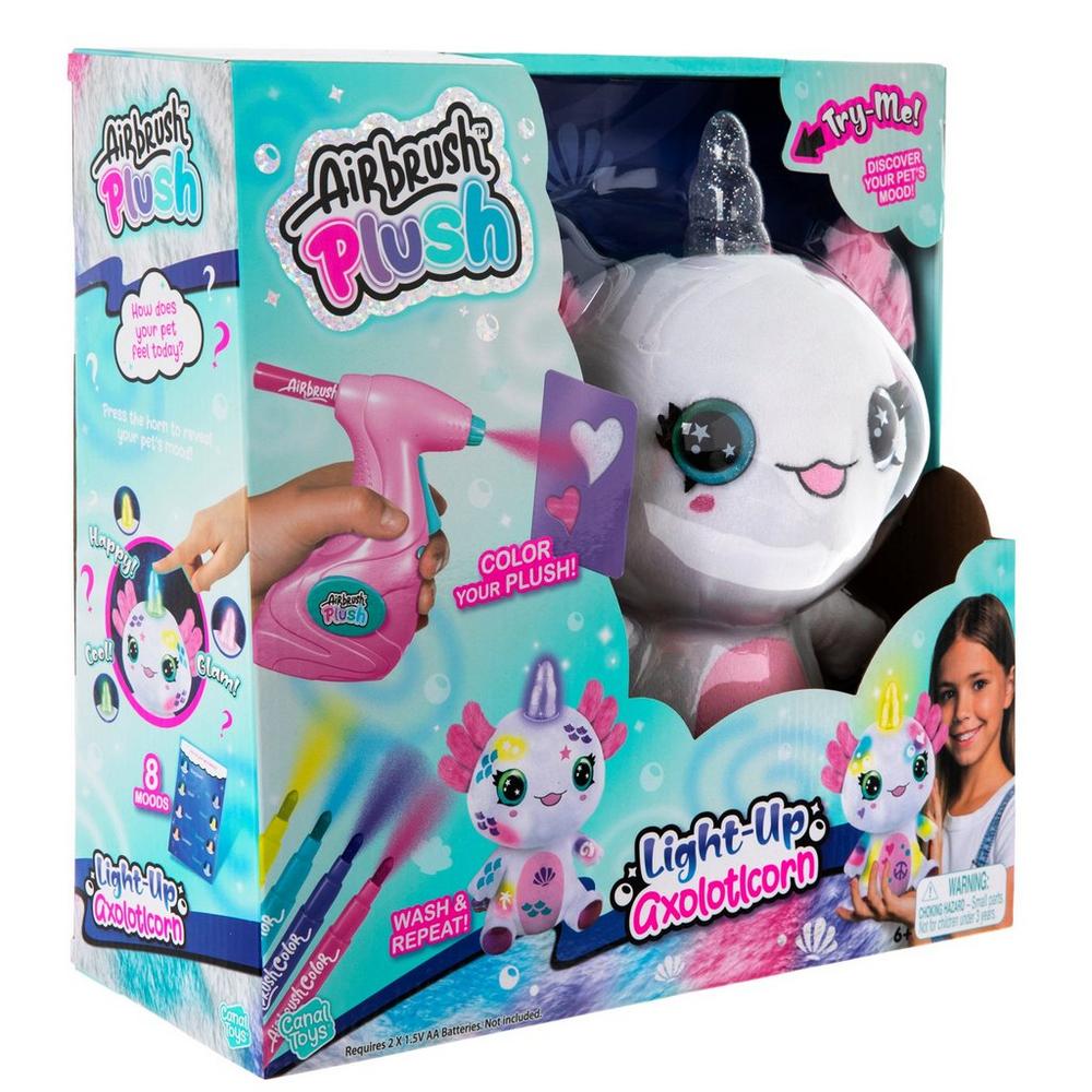 Light Up Axolotlcorn Airbrush Plush Kit | Hobby Lobby | 2520666