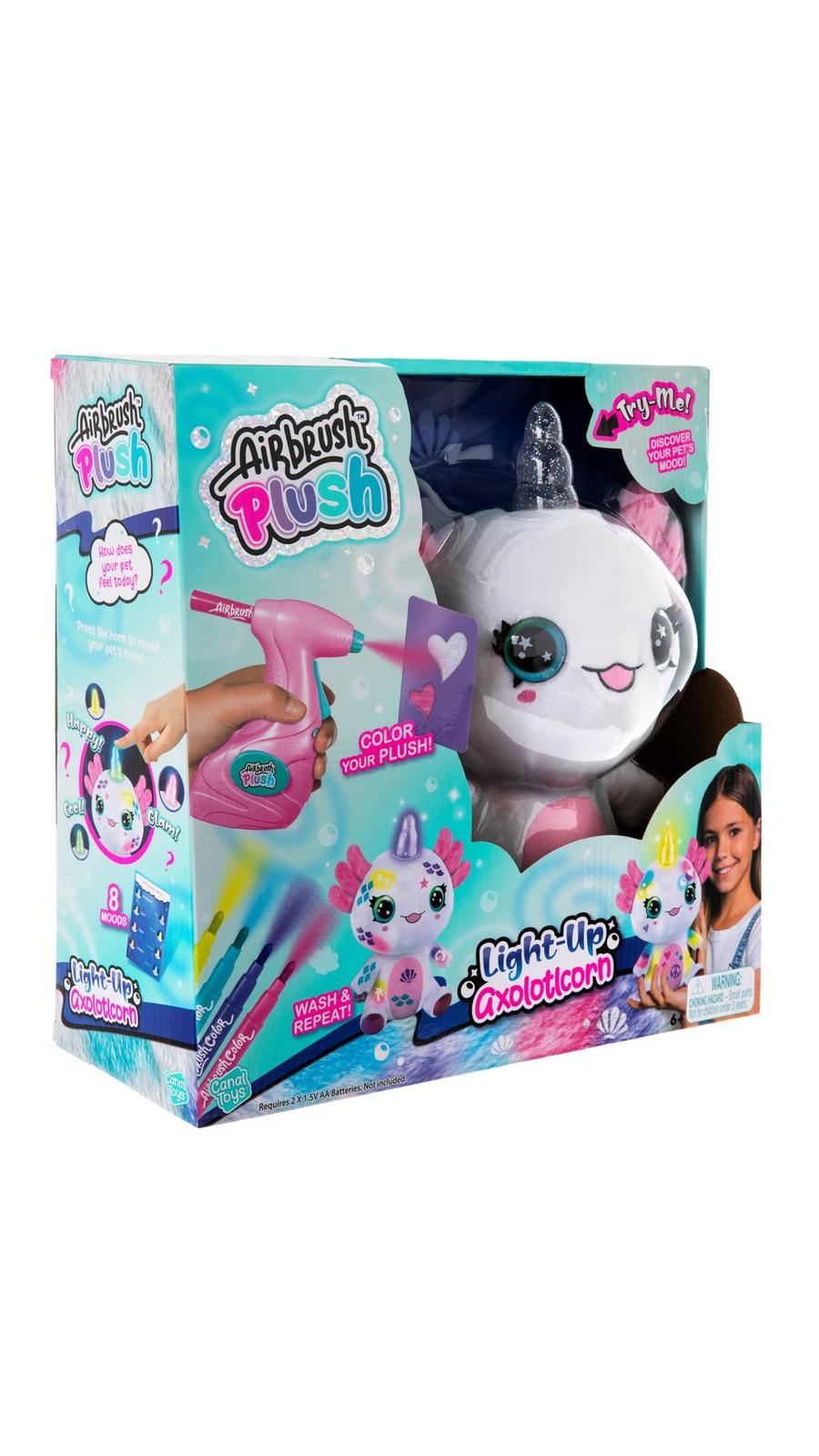 Light Up Axolotlcorn Airbrush Plush Kit | Hobby Lobby | 2520666