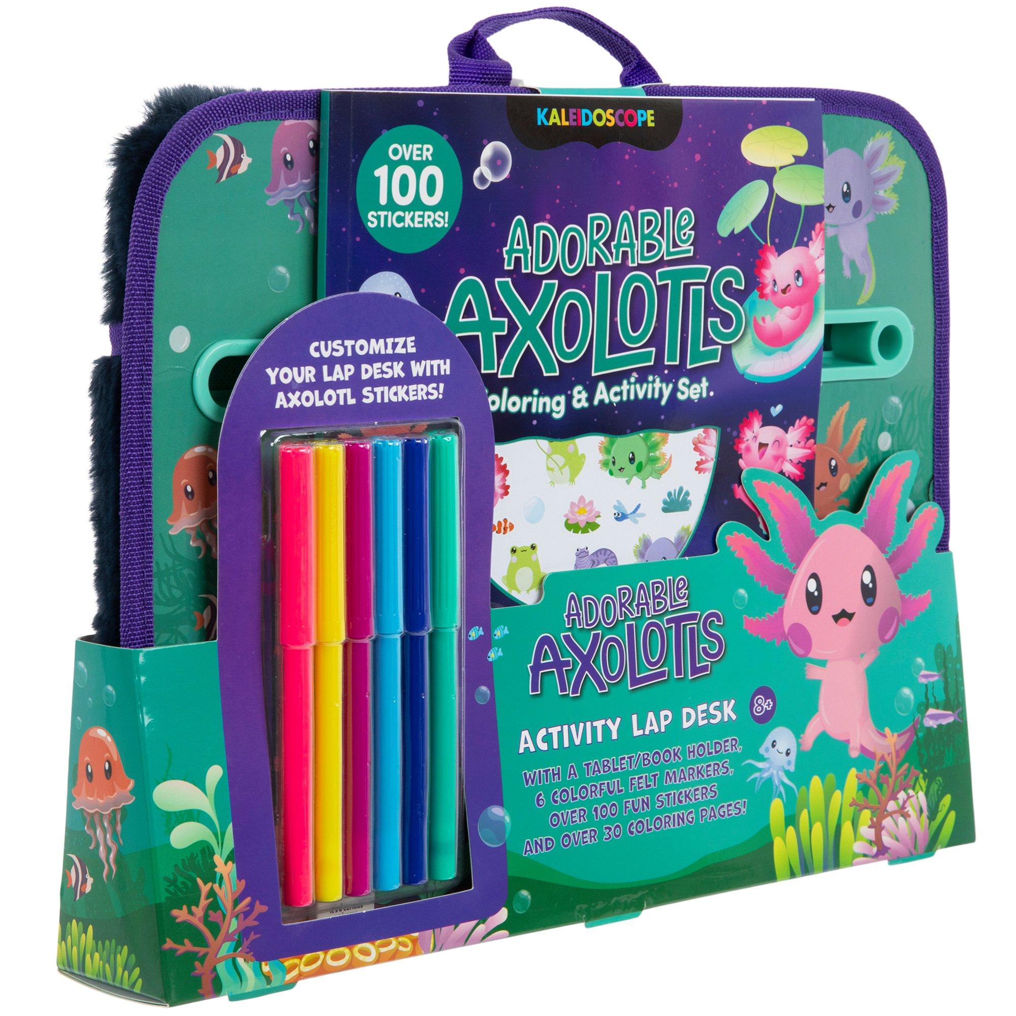Adorable Axolotls Activity Lap Desk | Hobby Lobby | 2521219