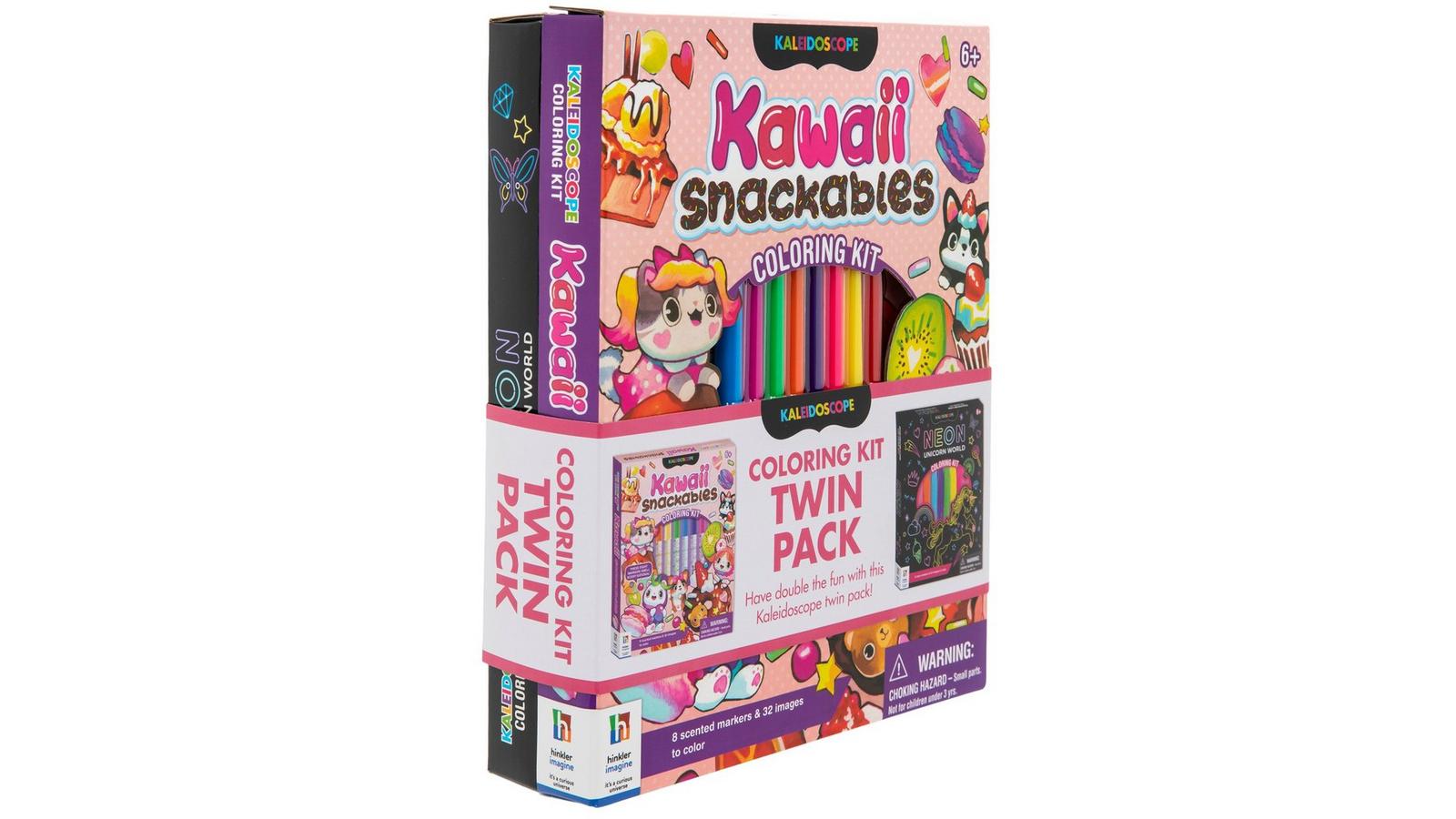 Kawaii Snackables & Neon Unicorn Coloring Kits | Hobby Lobby | 2521235