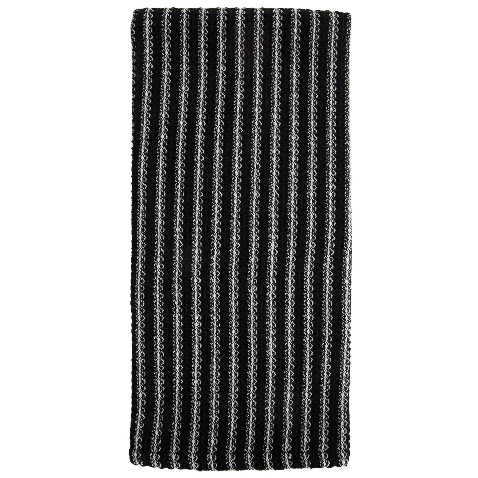 Black & White Striped Kitchen Towels