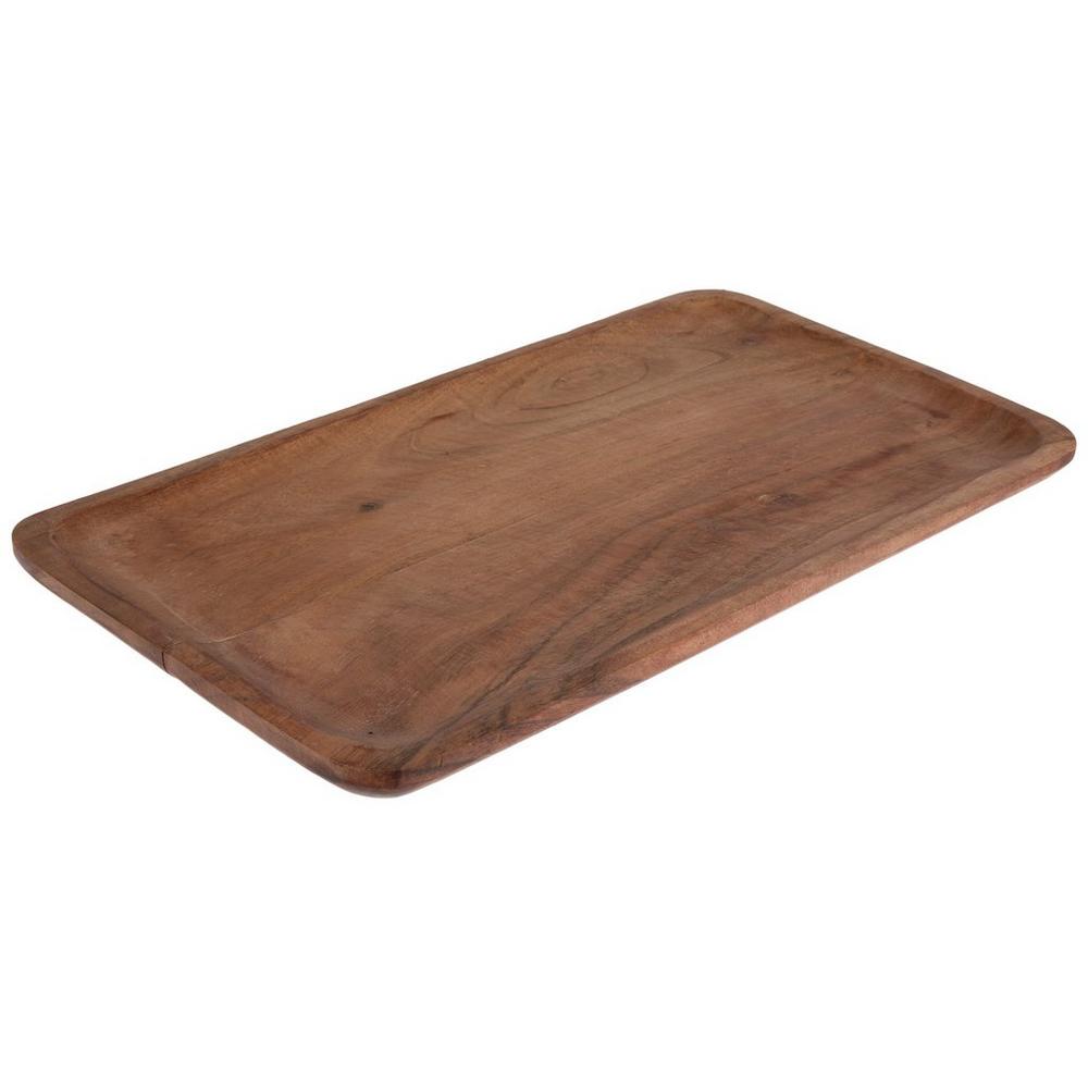 Acacia Wood Rectangle Tray
