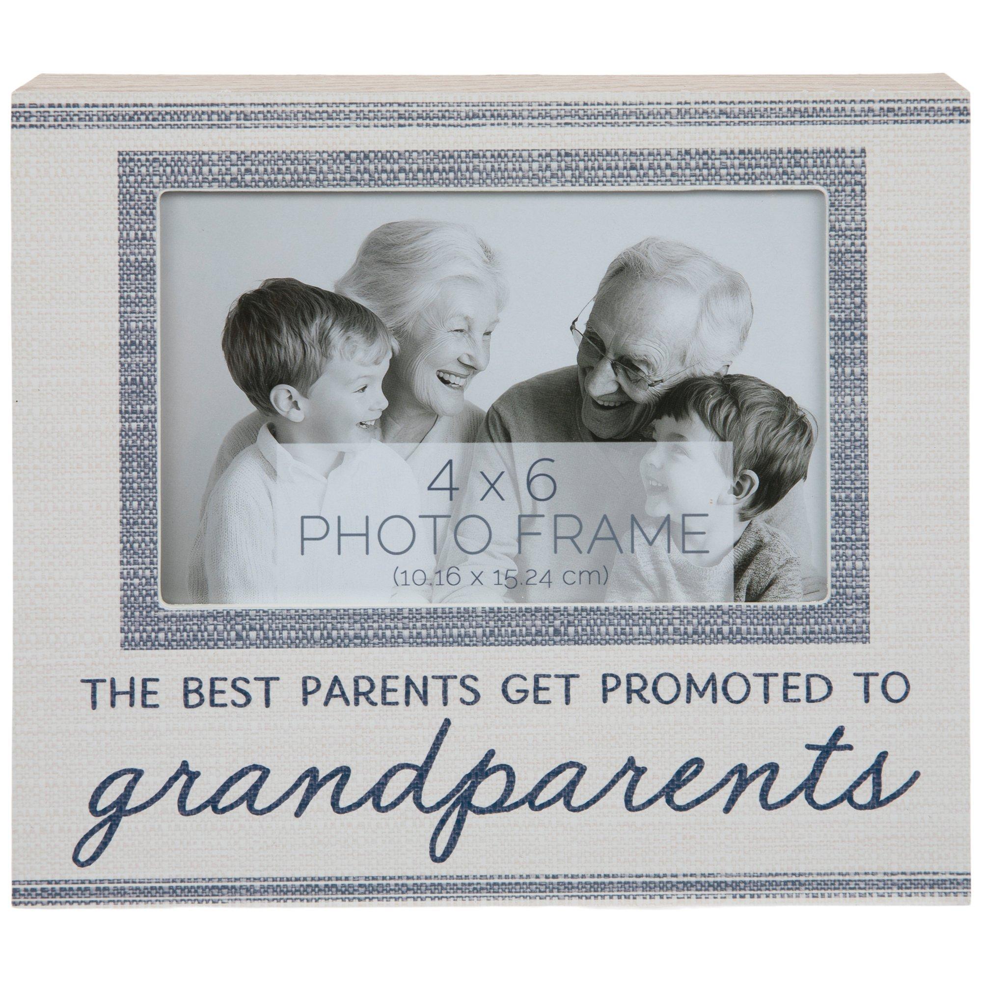 Promoted To Grandparents Wood Frame - 4&quot; x 6&quot;