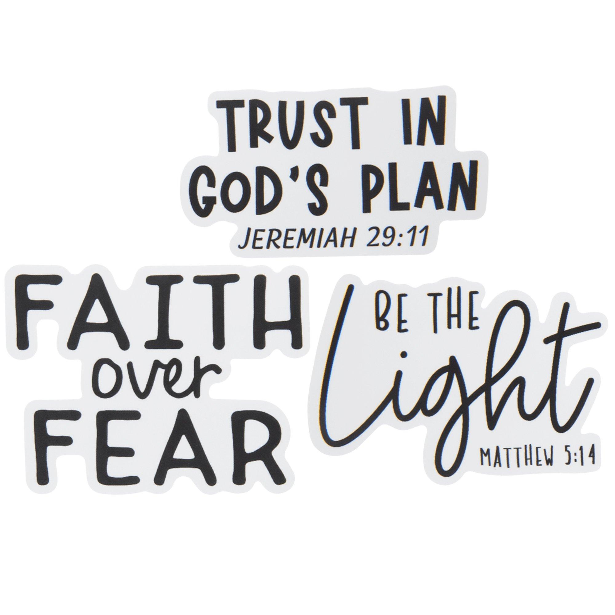 Faith Over Fear Vinyl Stickers