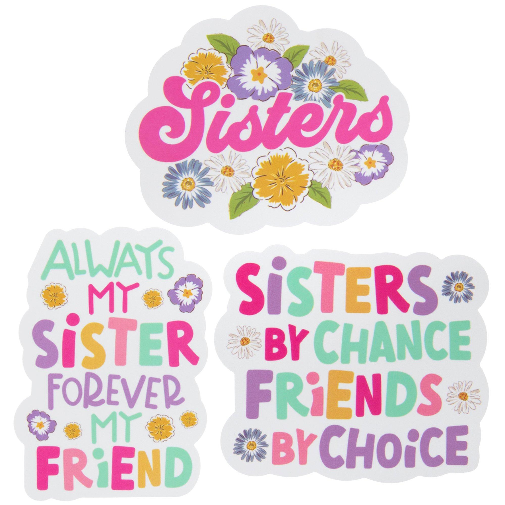 Sisters Vinyl Stickers