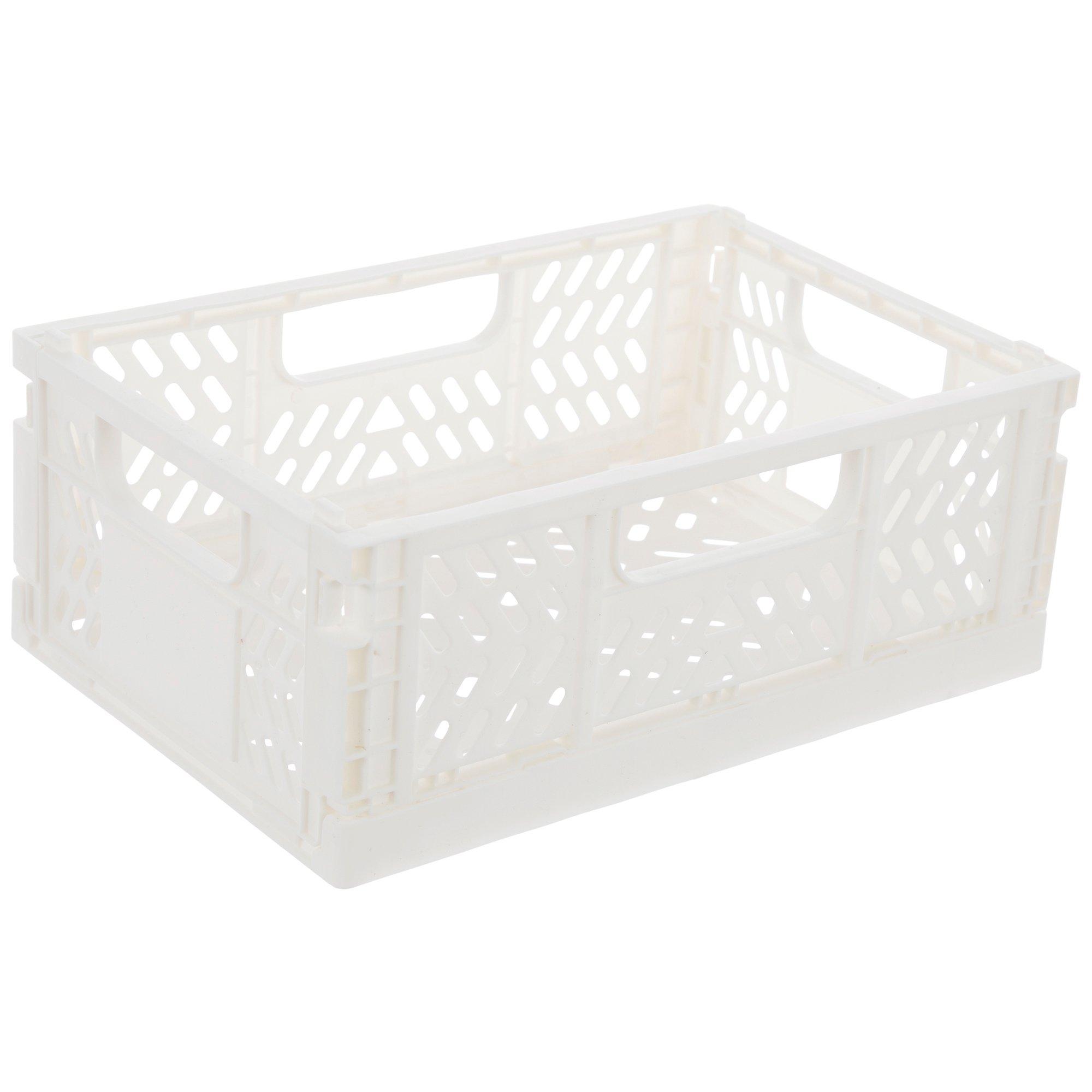 希少ホワイトシャビー♦️ヴィンテージ バンキング♦️幸せを取り込む鳥籠型♦️送料込 White Collapsible Basket | Hobby Lobby | 2525848