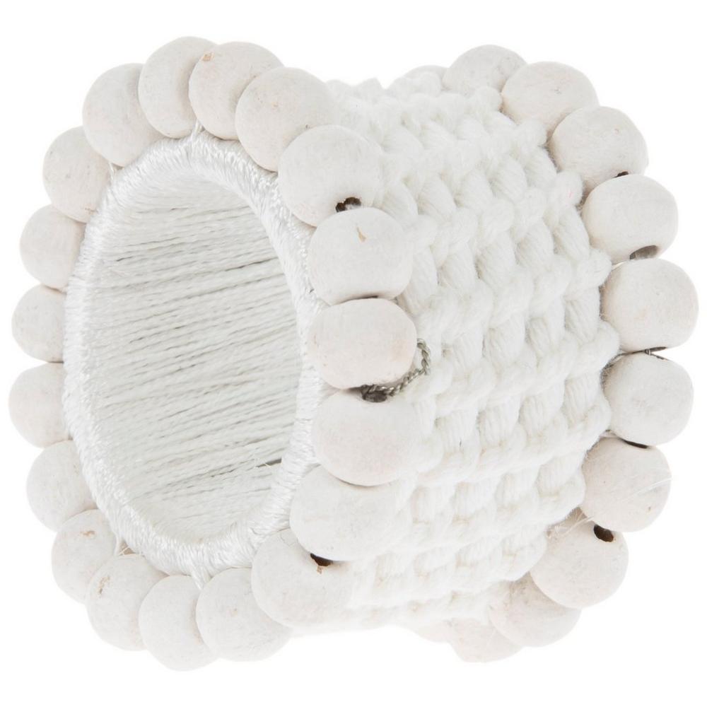 White Woven Napkin Ring