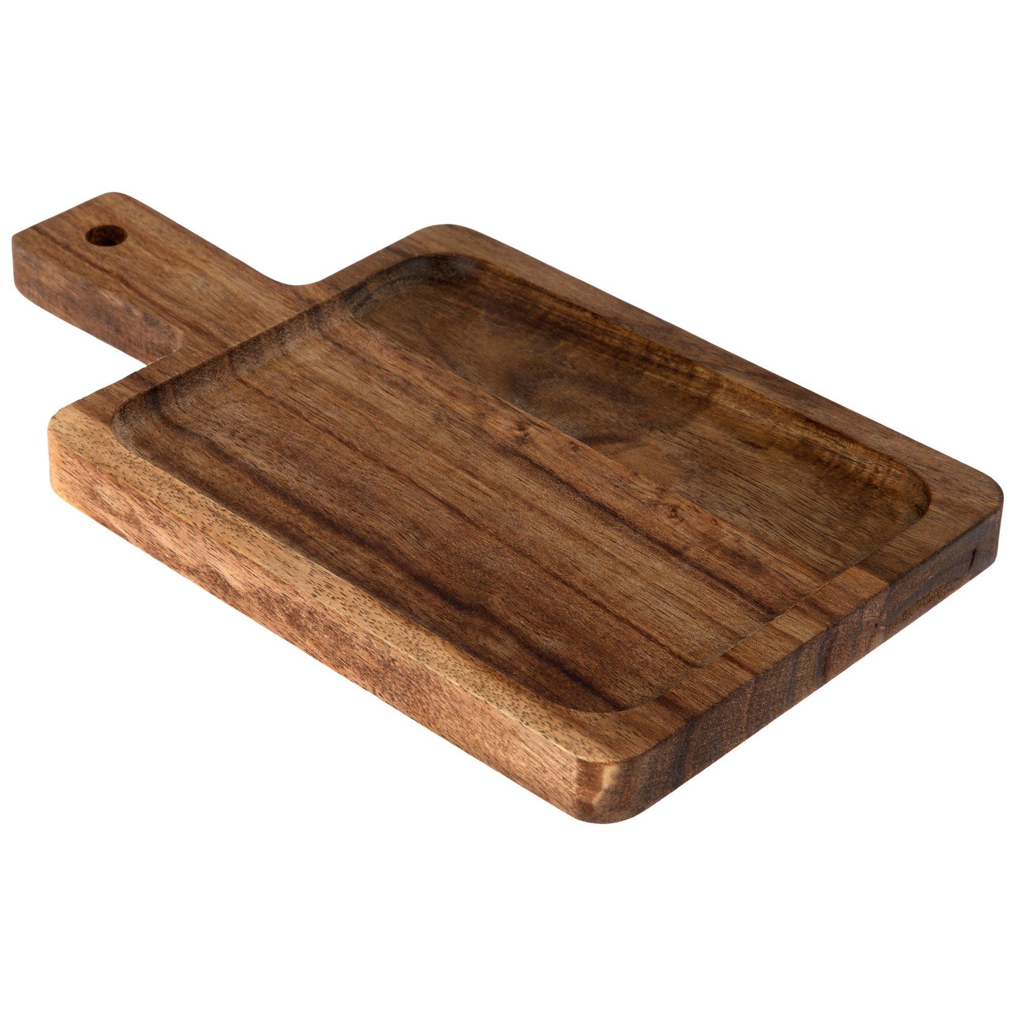 Acacia Wood Mini Rectangle Paddle Board