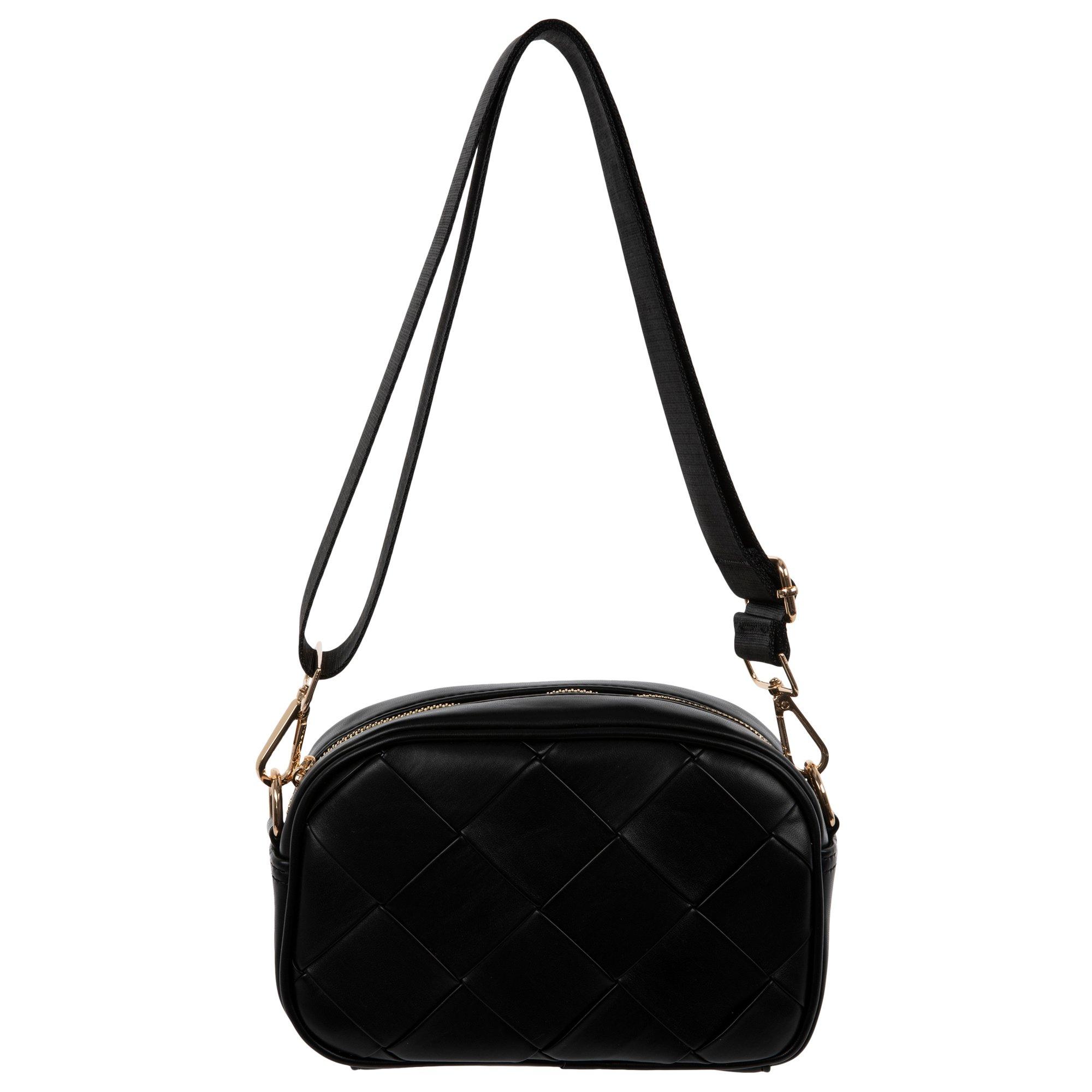 Black Faux Leather Crossbody Bag | Hobby Lobby | 2537827