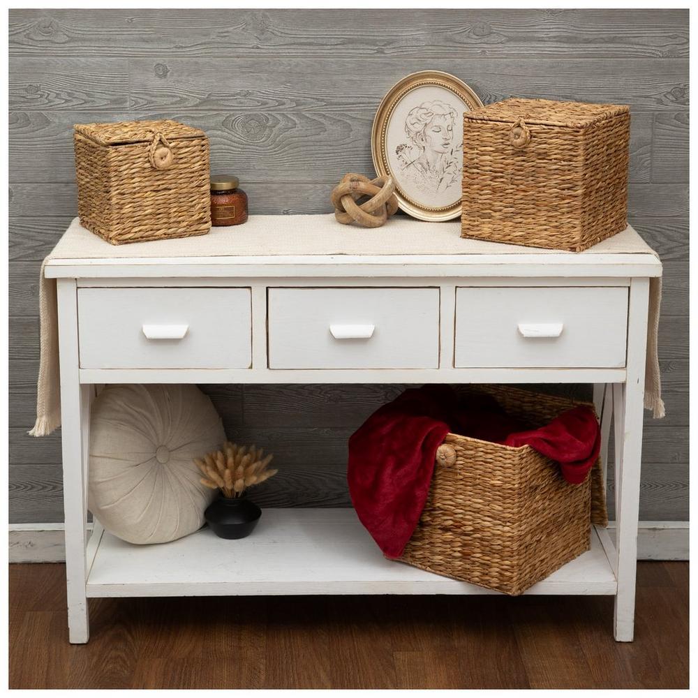 Bulrush Square Basket Set | Hobby Lobby | 2538072
