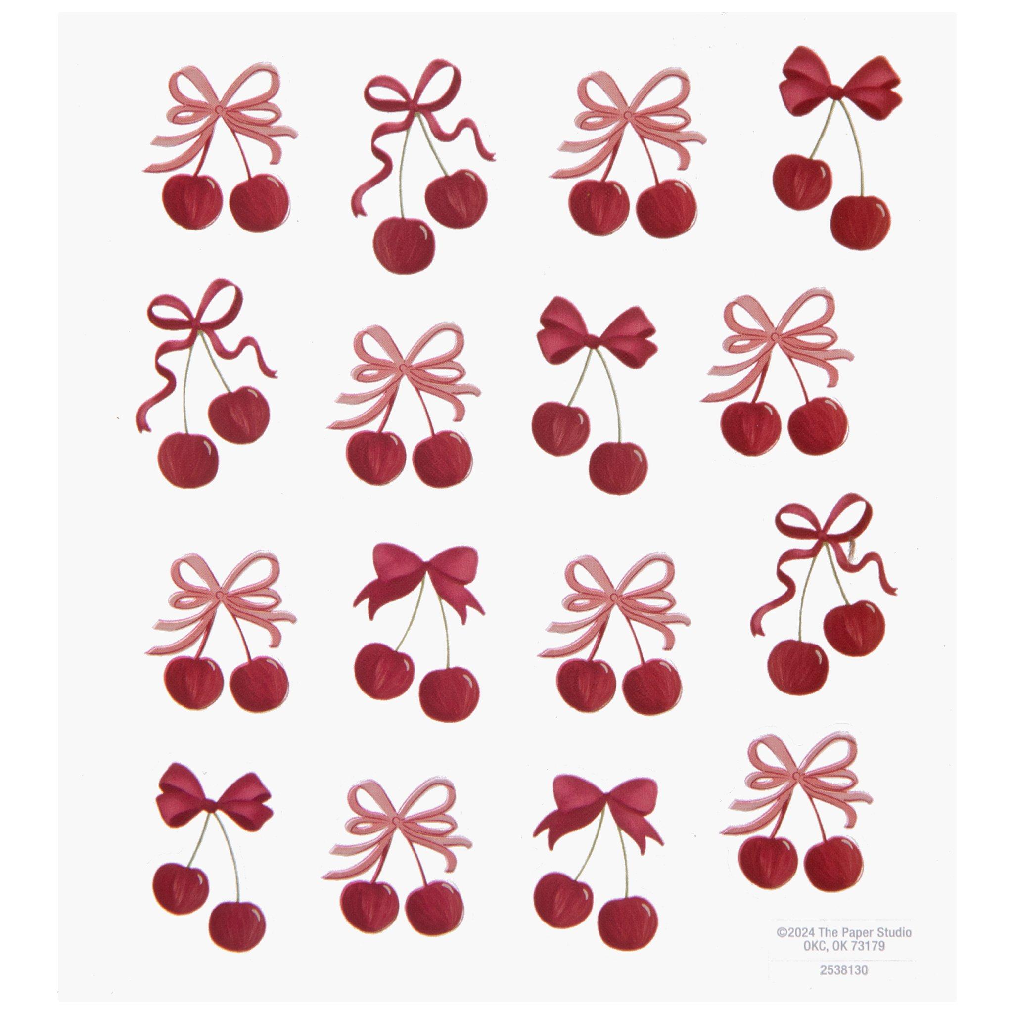 Cherry Ribbon Stickers | Hobby Lobby | 2538130