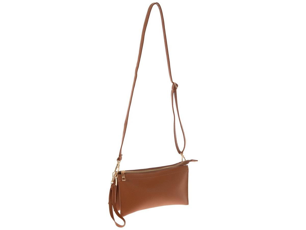 Brown Triple Pocket Handbag | Hobby Lobby | 2539732