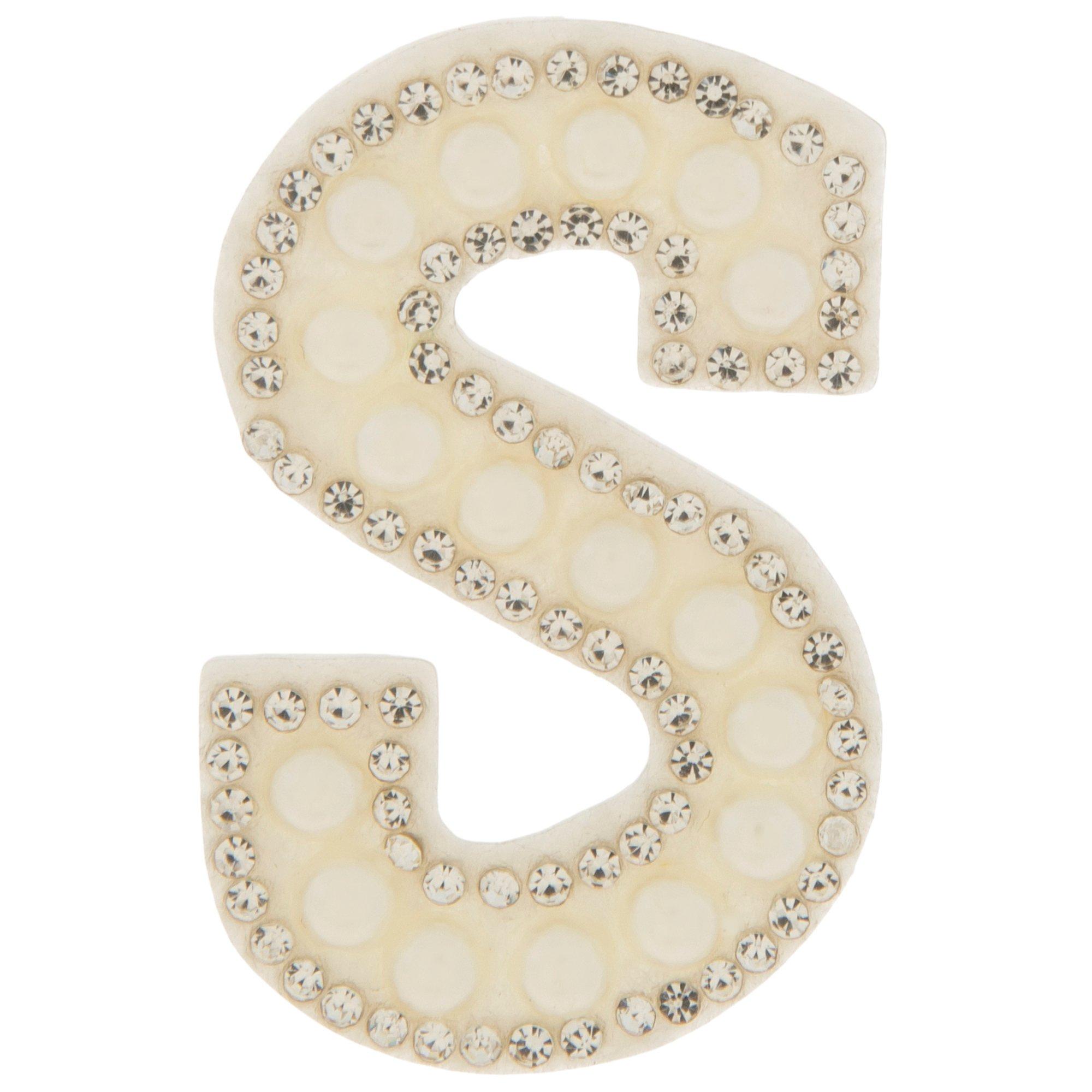 Mini Pearl Letter Iron-On &amp; Sticker Patch