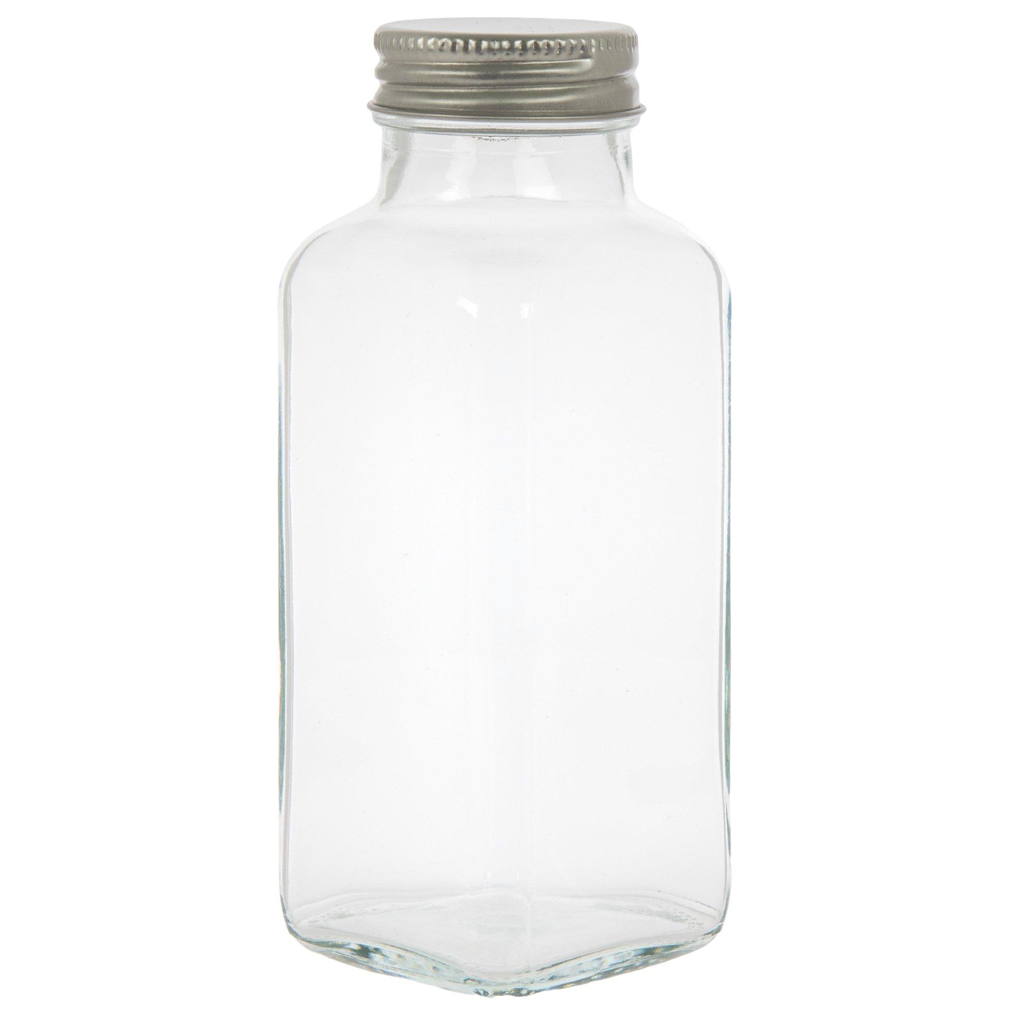 Rounded-Square Glass Bottle | Hobby Lobby | 2540896