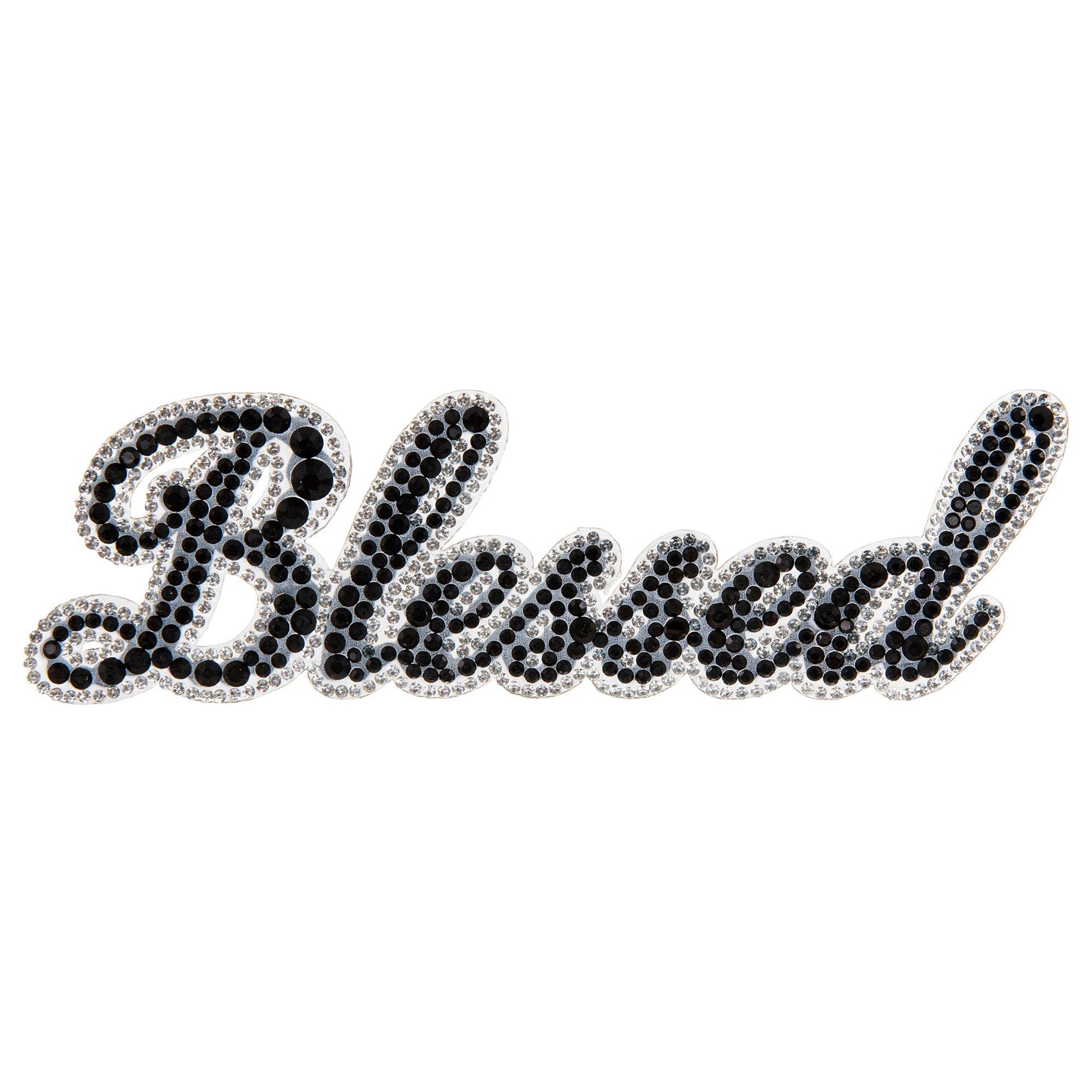 Blessed Rhinestone Iron-On Patch | Hobby Lobby | 2542835