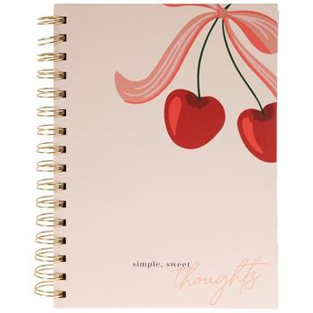 Cherries & Bows Spiral Notebook