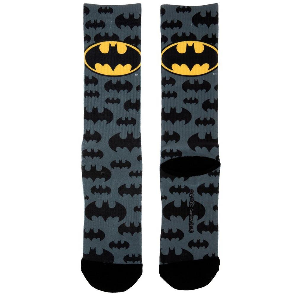 Adult Batman Logo Crew Socks